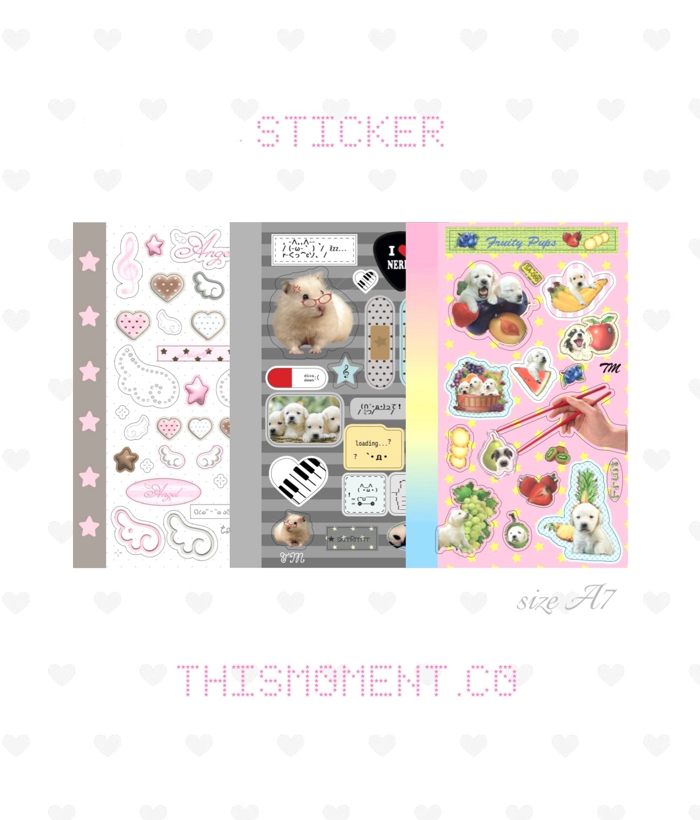 A7 stickers